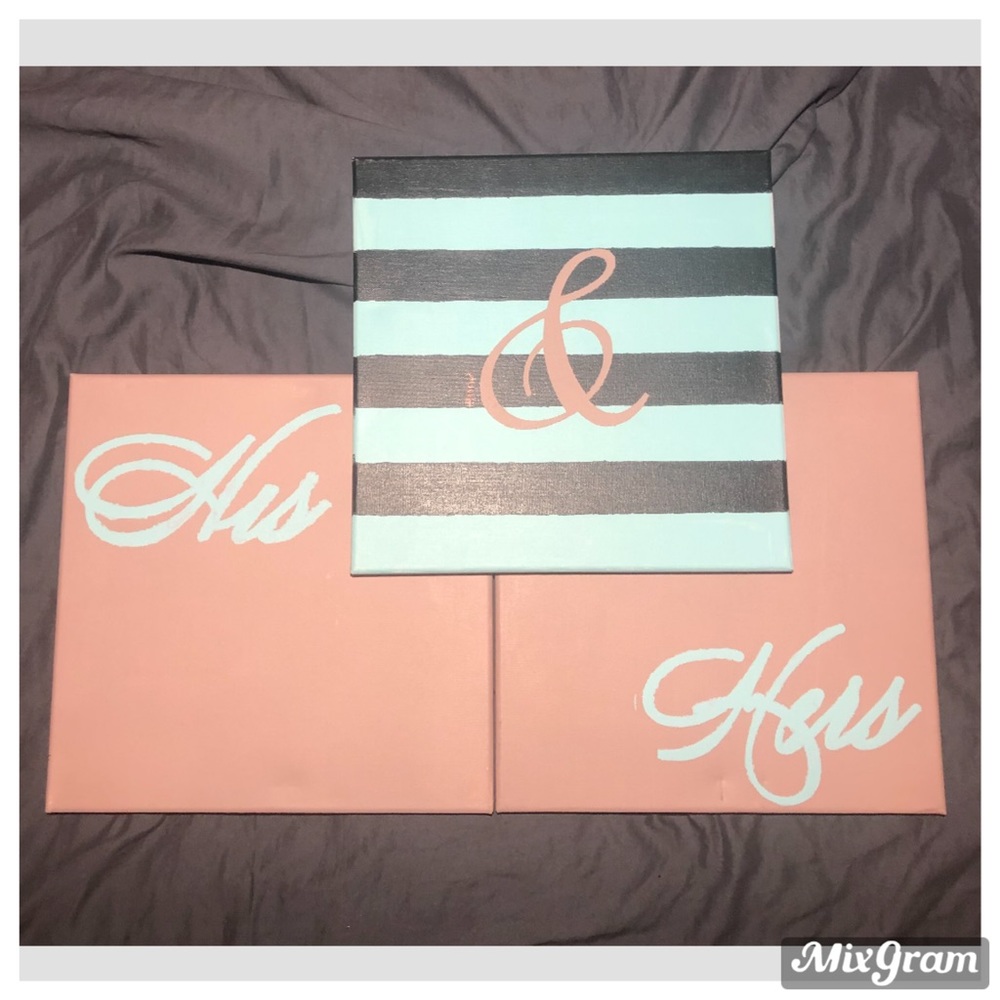 Beautiful His & Hers wall decor